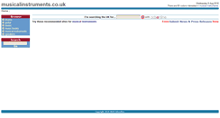 Desktop Screenshot of musicalinstruments.co.uk
