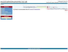 Tablet Screenshot of musicalinstruments.co.uk